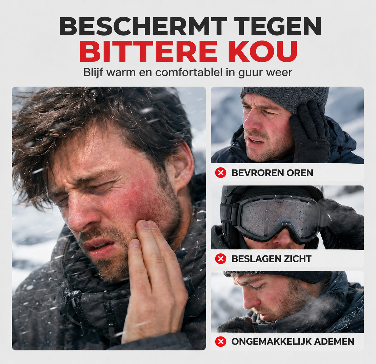 🧢 Warme winter balaclava – Winddicht & Ademend voor wintersport & dagelijks gebruik ✨