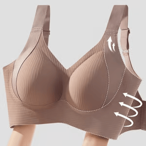 🎁Voorjaars Hot Sale 49% UIT - Geribbelde Push Up Verstelbare Draadloze BH voor Vrouwen