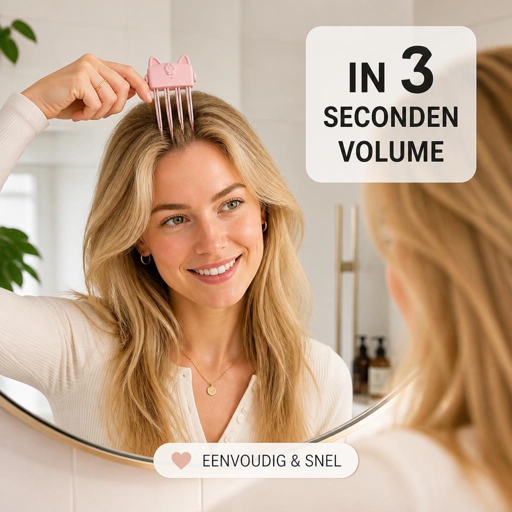 Het Geheim Voor Vol & Luchtig Haar 💆‍♀️ Draadloze Root Lifter (Altijd & Overal Vol Zelfvertrouwen)