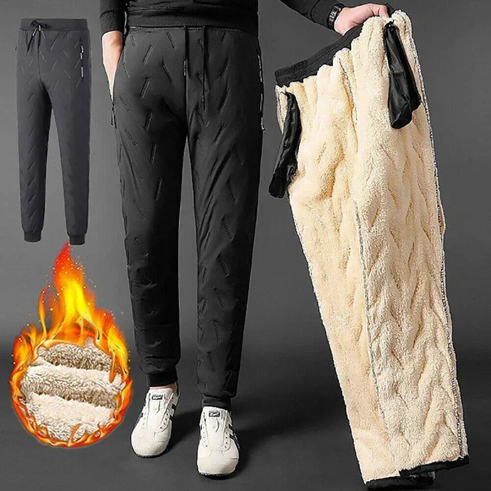 ✨ Unisex – extra zachte en warme fleece-gevoerde waterafstotende broek