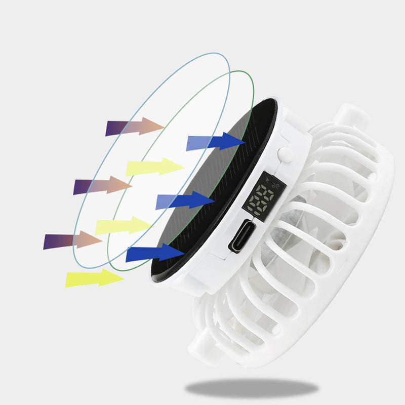 ☀️ Ultieme 2-in-1 zonne-ventilator honkbalpet: Een ijskoele bries en ademend zonneschild! 🍃