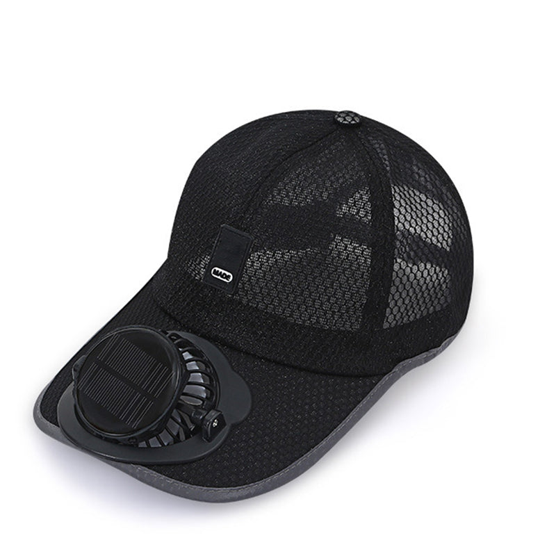 ☀️ Ultieme 2-in-1 zonne-ventilator honkbalpet: Een ijskoele bries en ademend zonneschild! 🍃