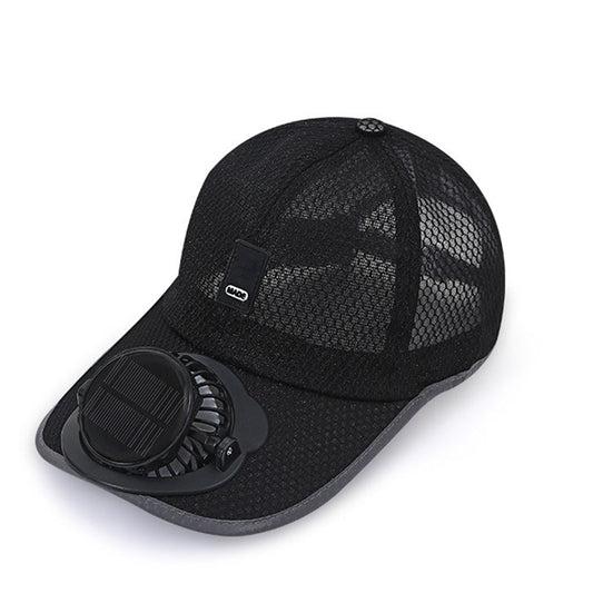 ☀️ Ultieme 2-in-1 zonne-ventilator honkbalpet: Een ijskoele bries en ademend zonneschild! 🍃