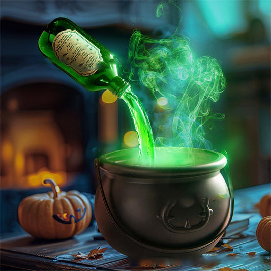🧙‍♀️Breng magie in huis!🎃Magische zwevende fles en diffuser - Zwarte vleermuis heksenpot🦇