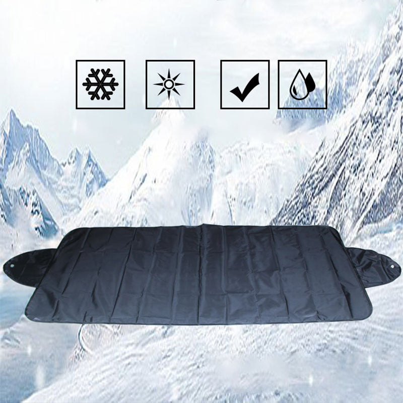 ☀️ 50% KORTING NU! 🚗 Voorruitdeken met zuignappen – Blokkeert 99% UV, voorkomt vorst & sneeuw – Draagbaar & wasbaar ❄️