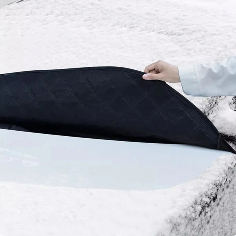 ☀️ 50% KORTING NU! 🚗 Voorruitdeken met zuignappen – Blokkeert 99% UV, voorkomt vorst & sneeuw – Draagbaar & wasbaar ❄️