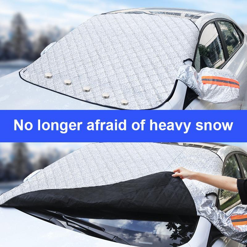 ☀️ 50% KORTING NU! 🚗 Voorruitdeken met zuignappen – Blokkeert 99% UV, voorkomt vorst & sneeuw – Draagbaar & wasbaar ❄️