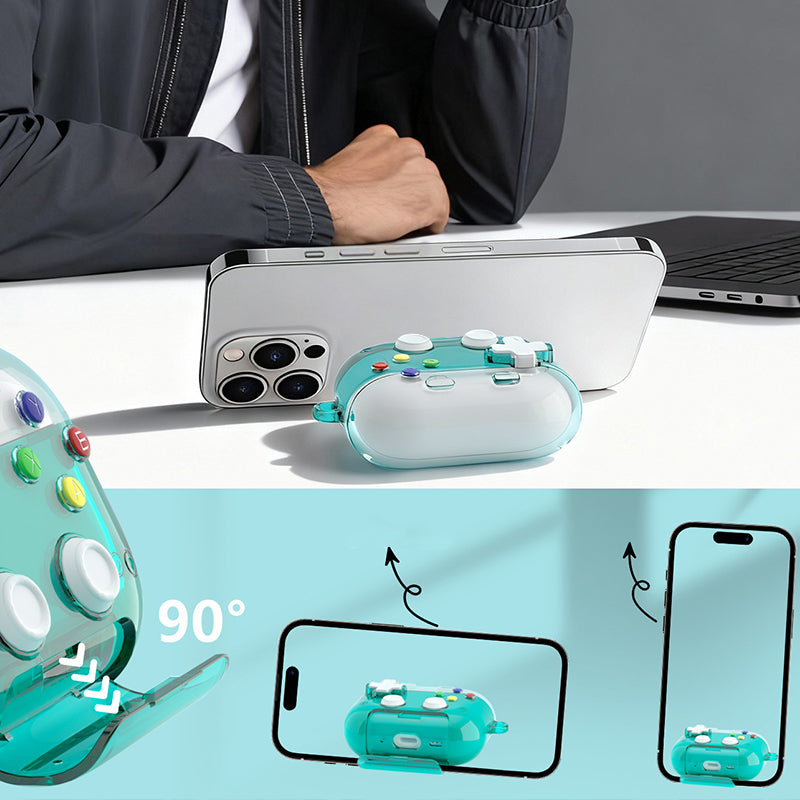 🔥 Hot Sale 50% KORTING 🔥2-in-1 beschermhoes voor AirPods in retro gamingstijl