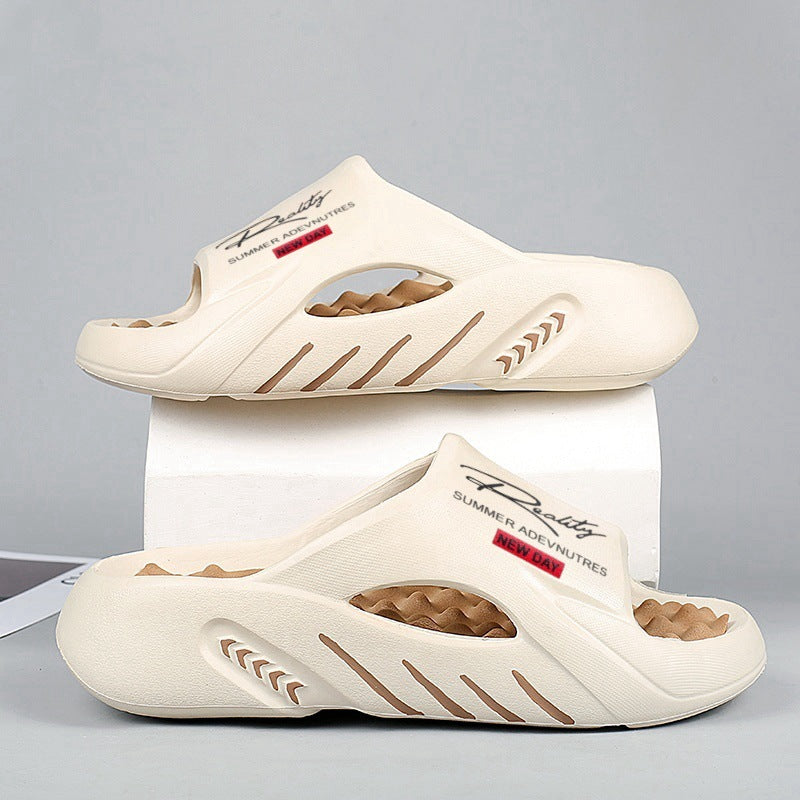 🥳ZOMER HITTEAANBIEDING🥳💞50.000+ VERKOCHT!💥49% KORTING! 🔥Antislip-dikke zool-wolkslides voor heren