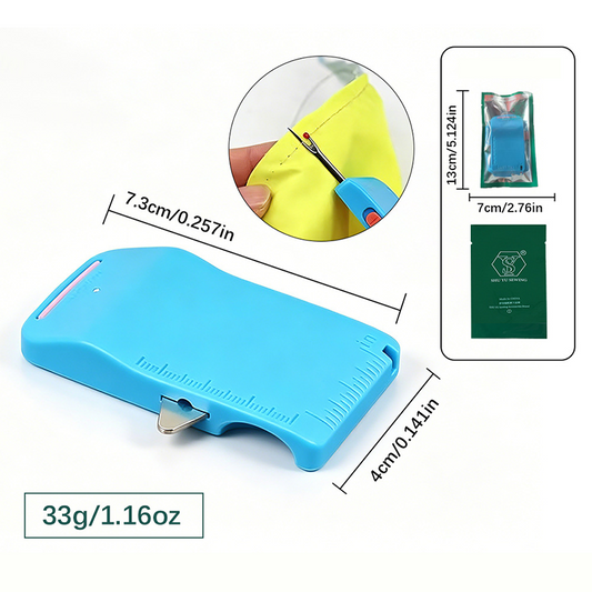 💞🧷 3-in-1 magnetische naadgeleider met naaldentornmes