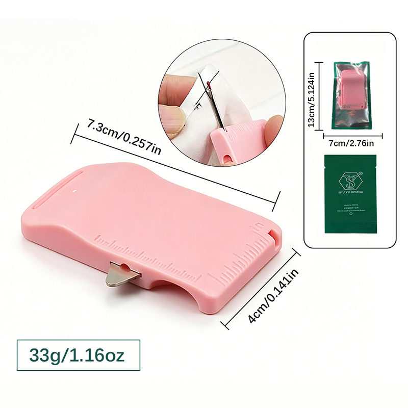 💞🧷 3-in-1 magnetische naadgeleider met naaldentornmes