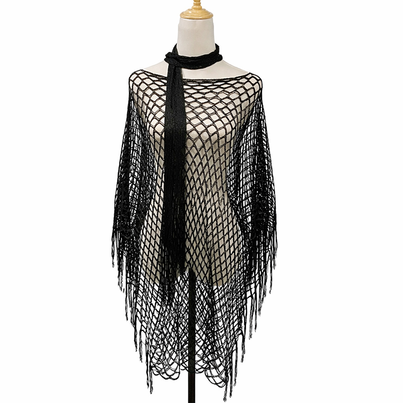 💐Metallic haakstrandjurk | Lichte stof, vloeiende pasvorm en tijdloze stijl