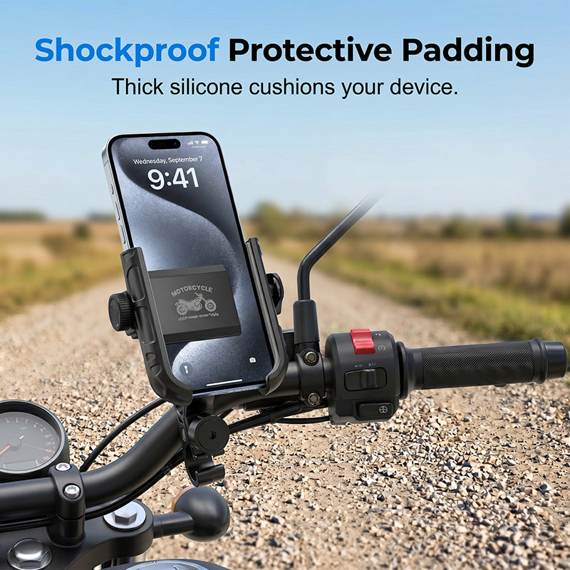 🎉 Uitverkoop 2026 — Meer dan 42.000 stuks verkocht! 🚴‍♂️ Snelontgrendelbare fietstelefoonhouder – SecureLock en schokbestendige siliconenvoering 📱