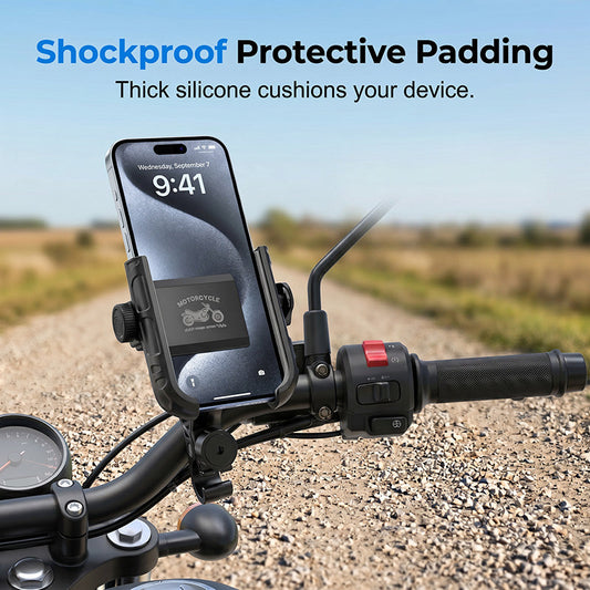 🎉 Uitverkoop 2026 — Meer dan 42.000 stuks verkocht! 🚴‍♂️ Snelontgrendelbare fietstelefoonhouder – SecureLock en schokbestendige siliconenvoering 📱