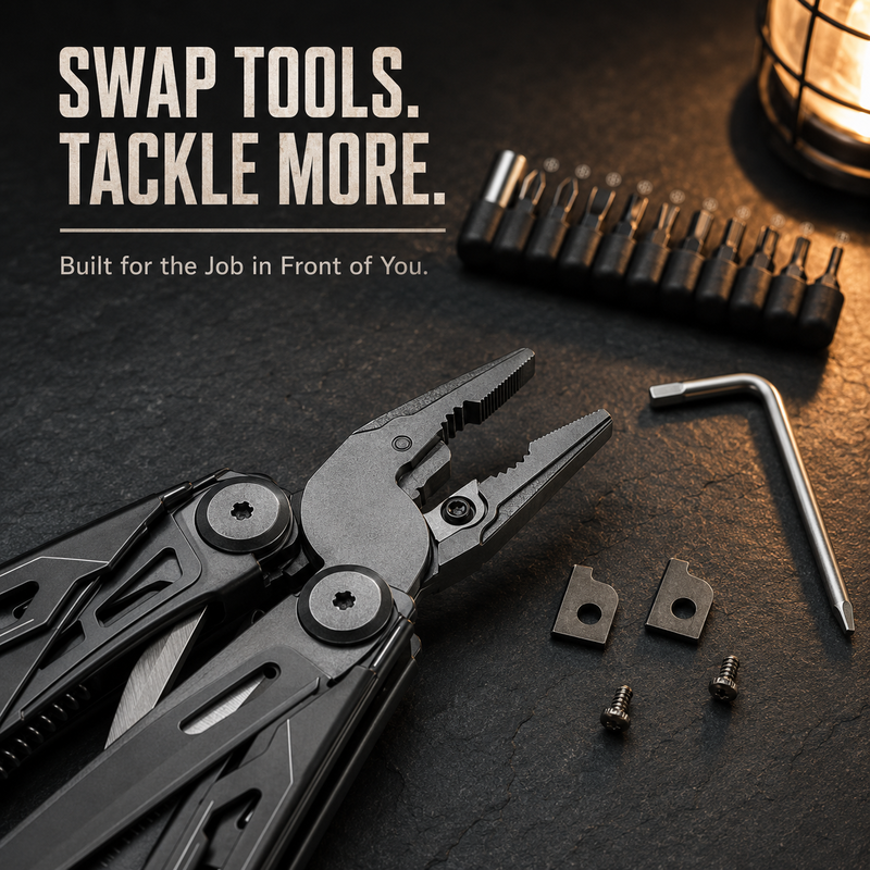 🛠️ Opvouwbare draagbare multitool‑tang | Met handig etui, nu 50% korting